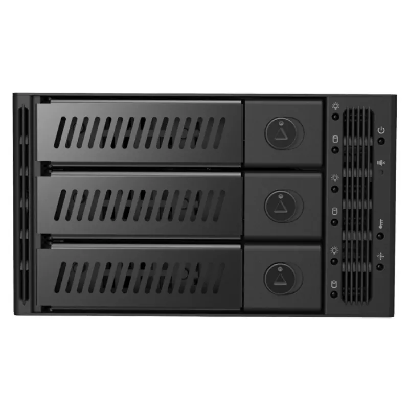 Chieftec CMR-2131SAS diskdziņa panelis Melns