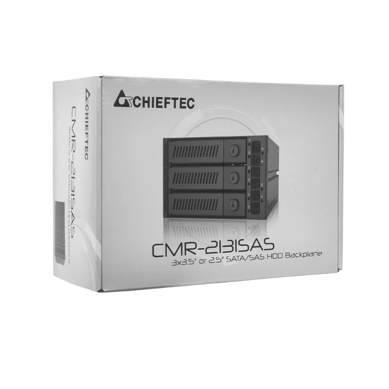 Chieftec CMR-2131SAS diskdziņa panelis Melns