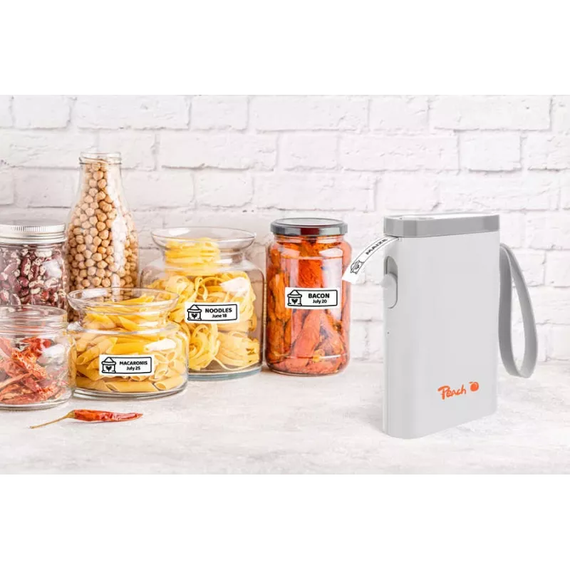 Peach PE110 etiķešu printeris, tiešā termiskā, 203 x 203 DPI, 60 mm/s, bezvadu Bluetooth