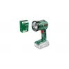 Bosch UniversalLamp 18 Melns, zaļa LED