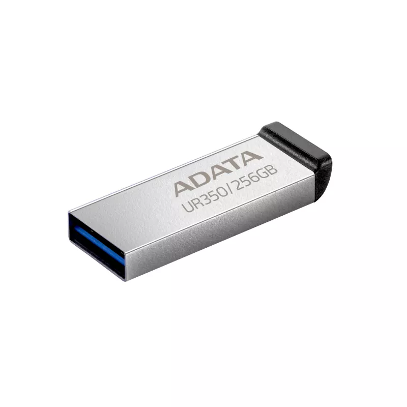 ADATA UR350 USB zibatmiņa 256 GB USB Type-A 3.2 Gen 1 (3.1 Gen 1) Melna, Sudraba