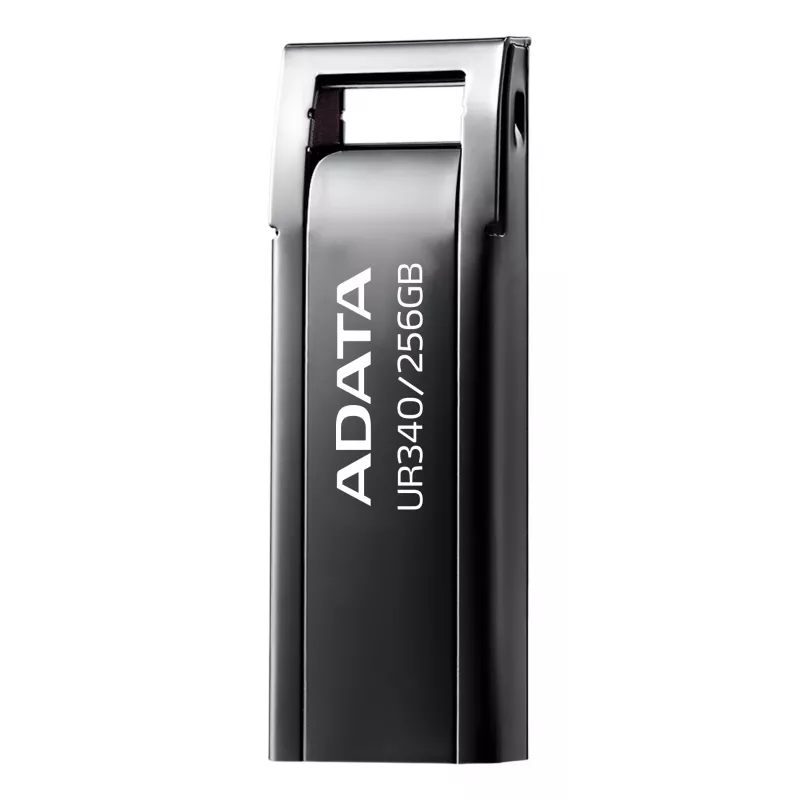 ADATA UR340 USB zibatmiņa 256 GB USB Type-A 3.2 Gen 1 (3.1 Gen 1) Melna