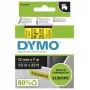 Oriģinālas DYMO D1 uzlīmes | melna druka uz dzeltenas lentes | 12 mm x 7 m | pašlīmējošas uzlīmes LabelManager uzlīmju printeriem | ražots Eiropā