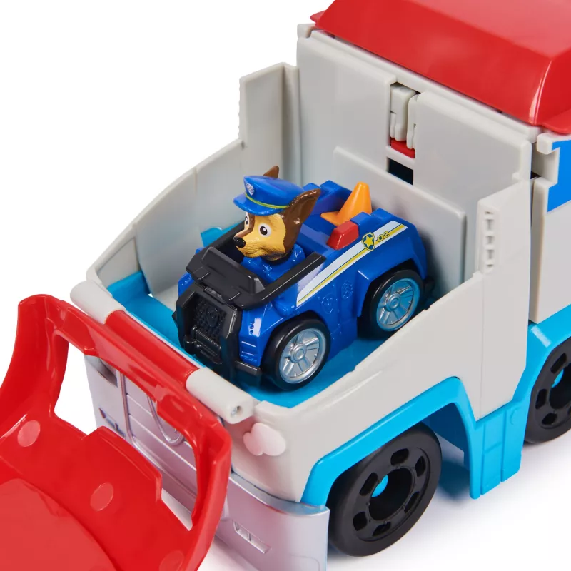 Rotaļlietu transportlīdzekļa komplekts Spin Master PAW Patrol Pup Squad Patroller Team Vehicle ar kolekcionējamu Chase automašīnu, vecumam 3+, plastmasa, daudzkrāsains