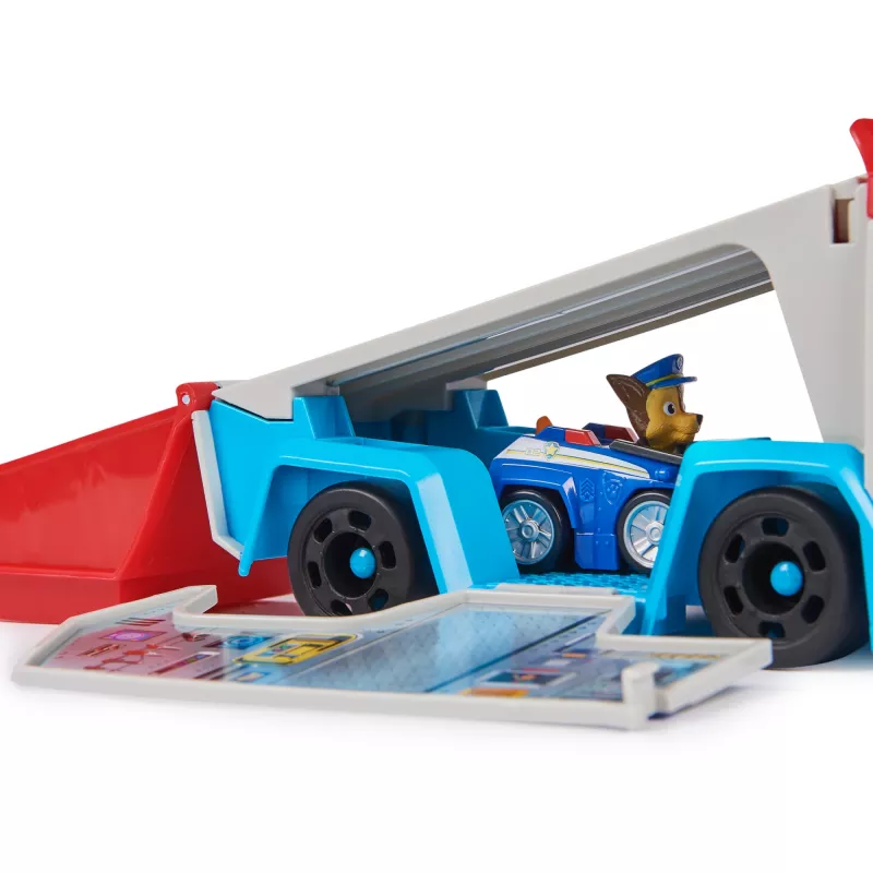 Rotaļlietu transportlīdzekļa komplekts Spin Master PAW Patrol Pup Squad Patroller Team Vehicle ar kolekcionējamu Chase automašīnu, vecumam 3+, plastmasa, daudzkrāsains
