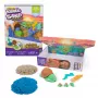 Kinetic Sand , Project Planet Turtle Beach ar 14oz spēļu smiltīm, darbarīkiem un veidnēm, ilgtspējīgiem videi draudzīgiem materiāliem, sensorās rotaļlietas bērniem