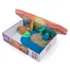 Kinetic Sand , Project Planet Turtle Beach ar 14oz spēļu smiltīm, darbarīkiem un veidnēm, ilgtspējīgiem videi draudzīgiem materiāliem, sensorās rotaļlietas bērniem
