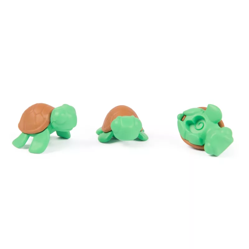 Kinetic Sand , Project Planet Turtle Beach ar 14oz spēļu smiltīm, darbarīkiem un veidnēm, ilgtspējīgiem videi draudzīgiem materiāliem, sensorās rotaļlietas bērniem