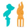 Kinetic Sand , Project Planet Turtle Beach ar 14oz spēļu smiltīm, darbarīkiem un veidnēm, ilgtspējīgiem videi draudzīgiem materiāliem, sensorās rotaļlietas bērniem