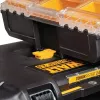 Instrumentu glabāšanas kaste DeWALT ToughSystem 2.0 melna caurspīdīga dzeltena 6 kabatas