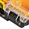 Instrumentu glabāšanas kaste DeWALT ToughSystem 2.0 melna caurspīdīga dzeltena 6 kabatas
