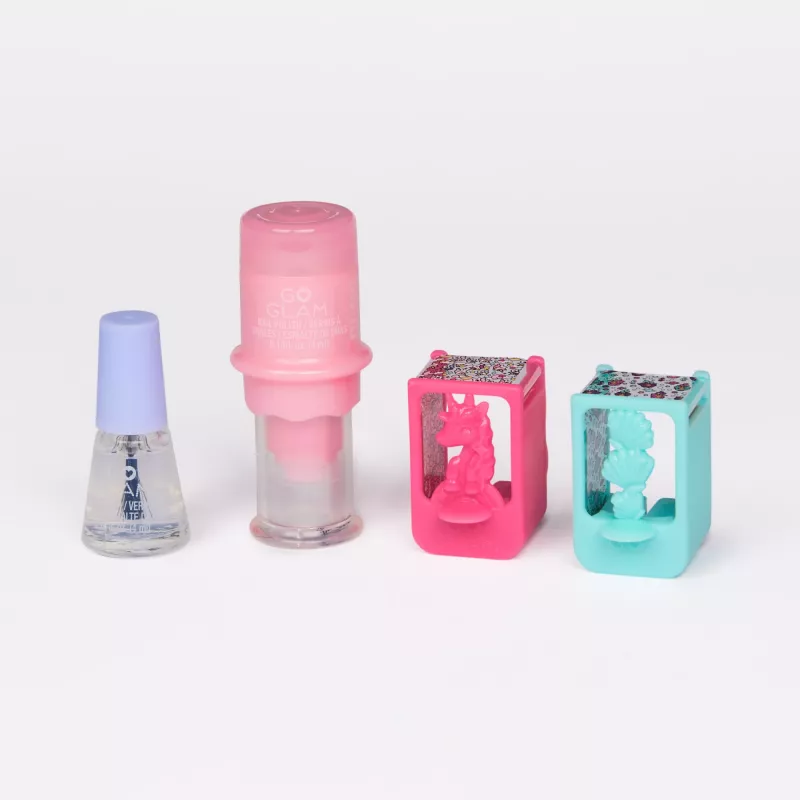 Cool Maker , GO GLAM Nagu komplekta papildinājums, Vienradža un nāriņas dizaini, Veido stilu 80 nagiem (Iepakojums var atšķirties), Radošie un amatniecības rotaļlietas bērniem no 7 gadu vecuma