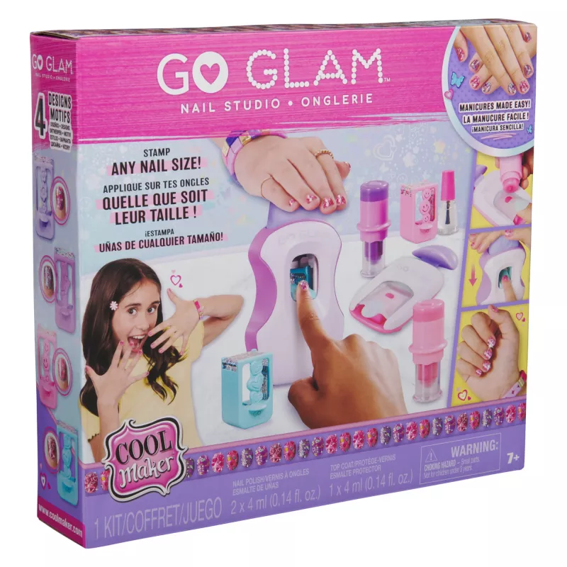 Nagu salons Spinmaster Cool Maker Go Glam 6070509 DIY nagu mākslas komplekts bērniem