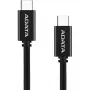 USB-C uz USB-C kabelis ADATA CACC-100PN-BK, USB 2.0, 1 m, melns