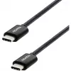 USB-C uz USB-C kabelis ADATA CACC-100PN-BK, USB 2.0, 1 m, melns