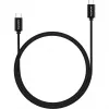 USB-C uz USB-C kabelis ADATA CACC-100PN-BK, USB 2.0, 1 m, melns