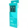 USB-C uz USB-C kabelis ADATA CACC-100PN-BK, USB 2.0, 1 m, melns