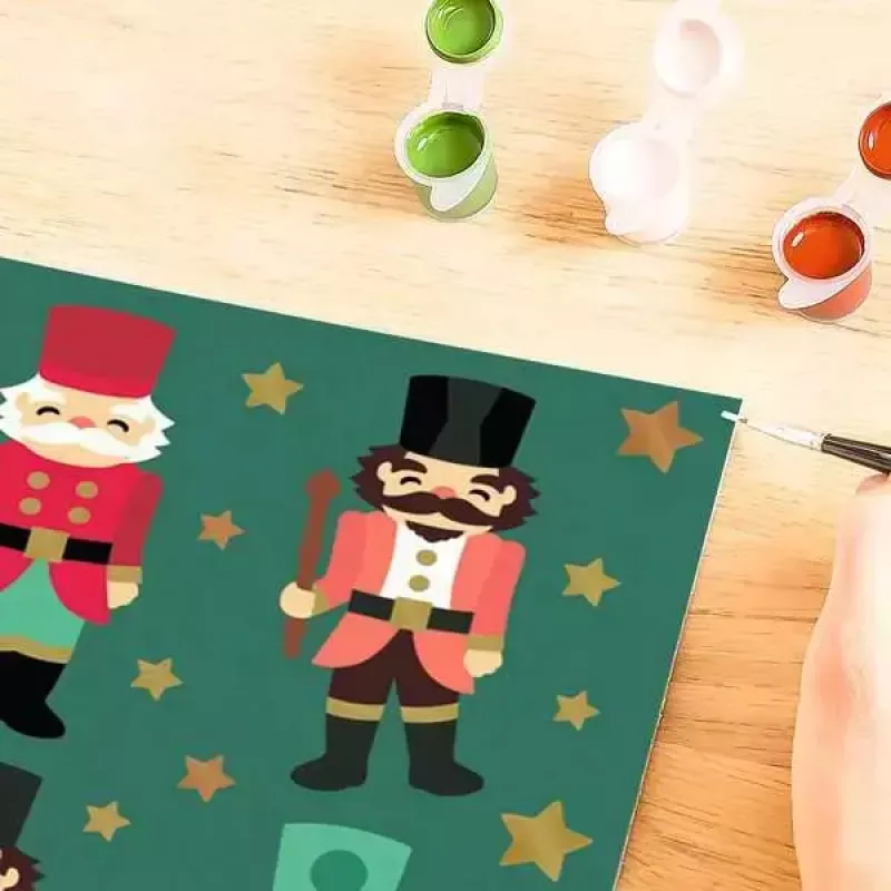 Krāsošanas komplekts Ravensburger CreArt Christmas Nutcracker Delight - modelis 23893