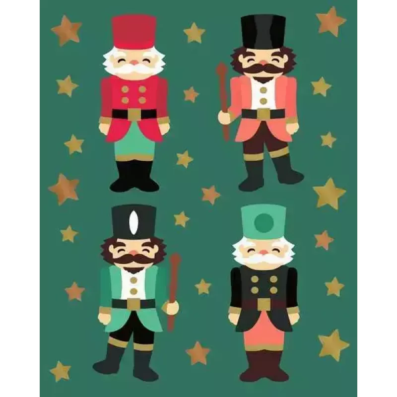 Krāsošanas komplekts Ravensburger CreArt Christmas Nutcracker Delight - modelis 23893