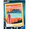 Ravensburger Painting CreArt 'Saulriets pludmalē' modelis 23898 — krāsošanas komplekts pēc cipariem pieaugušajiem un pusaudžiem