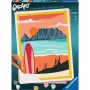 Ravensburger Painting CreArt 'Saulriets pludmalē' modelis 23898 — krāsošanas komplekts pēc cipariem pieaugušajiem un pusaudžiem