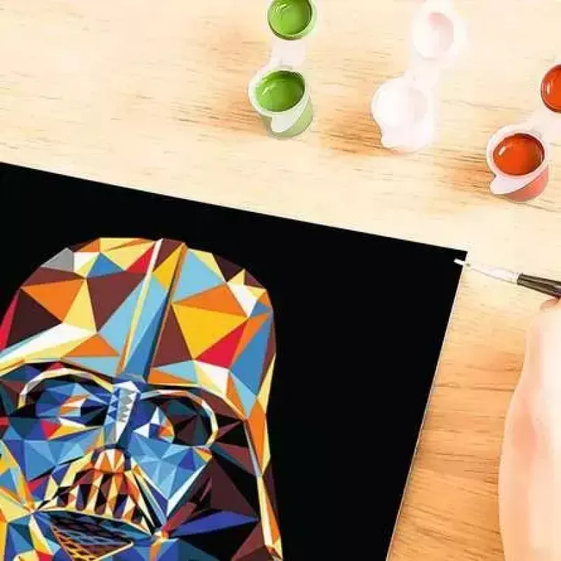 Ravensburger CreArt Star Wars – Darth Vader krāsošanas pēc numuriem komplekts, modelis 23731