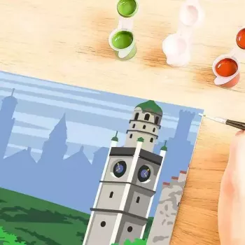 Gleznošanas komplekts Ravensburger CreArt — Krāsainais Ravensburgs (Ravensburger)