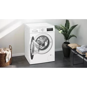 Siemens iQ500 WU14UT42 veļas mašīna ar priekšējo ielādi 9 kg 1351 RPM balta