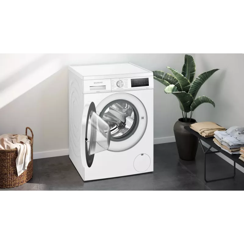Siemens iQ500 WU14UT42 veļas mašīna ar priekšējo ielādi 9 kg 1351 RPM balta