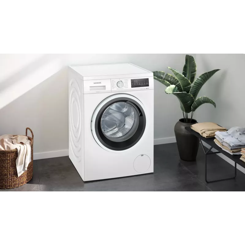 Siemens iQ500 WU14UT42 veļas mašīna ar priekšējo ielādi 9 kg 1351 RPM balta
