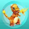 MEGA Pokémon Build & Show Charmander rotaļlietu būvēšanas komplekts, 4 collas augsts,