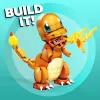 MEGA Pokémon Build & Show Charmander rotaļlietu būvēšanas komplekts, 4 collas augsts,