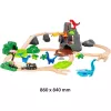 Dzelzceļa rotaļu komplekts Ravensburger Dinosaur Deluxe Set BRIO World 63610400 ar interaktīvām funkcijām