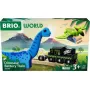 BRIO Dinozauru bateriju vilciens Daudzkrāsains Koks 3+