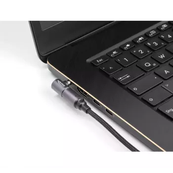 DeLOCK klēpjdatora uzlādes kabelis USB Type-C vīrišķais uz magnētisko 8 kontaktu savienotāju 1.8 m