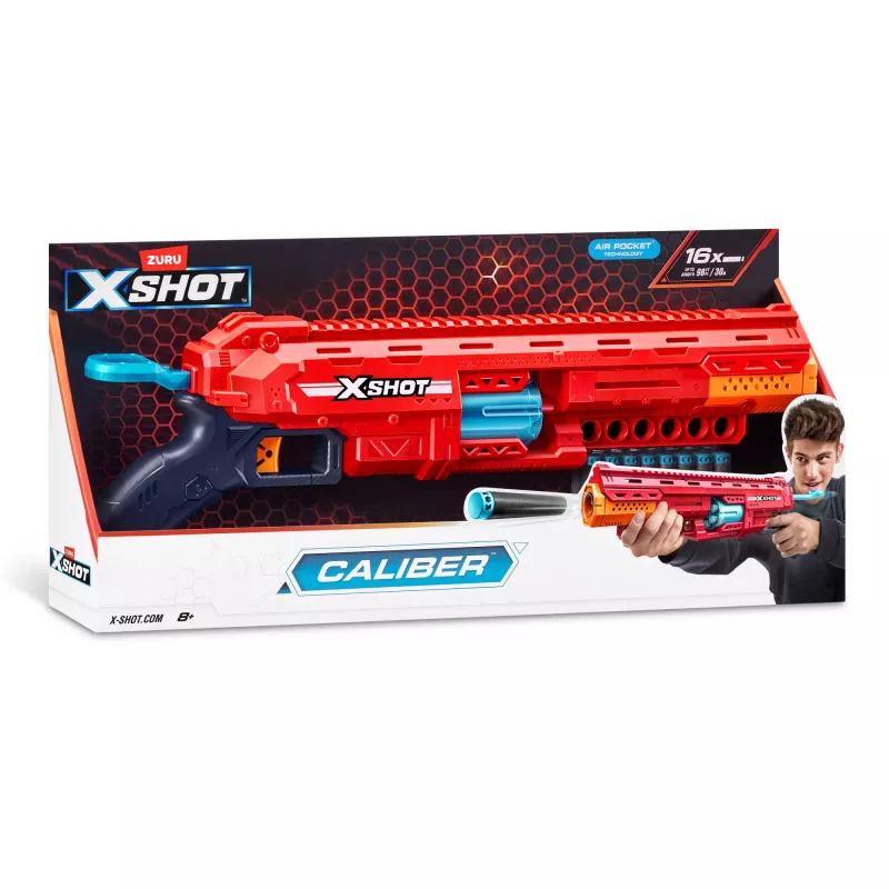 XSHOT Excel Caliber blasteris (16 šautriņas) ZURU