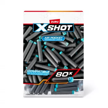 XSHOT Excel šautriņu papildinājuma paka (80 šautriņas) ZURU
