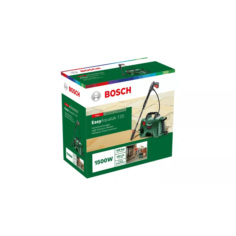 Bosch EasyAquatak 120 augstspiediena mazgātājs Kompakts Elektrisks 348 l/h 1500 W Melns, Zaļš