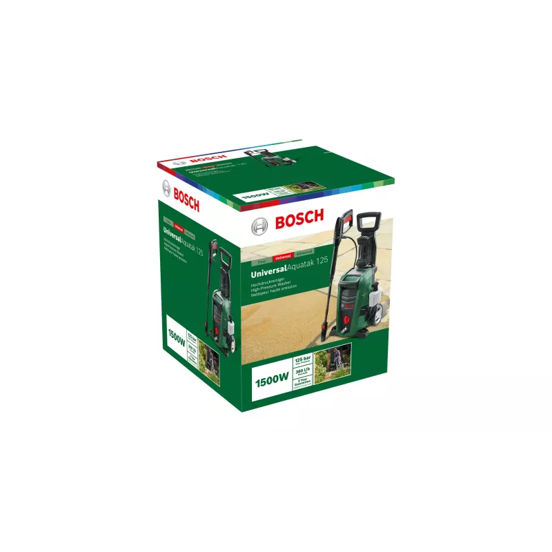 Bosch UniversalAquatak 125 augstspiediena mazgātājs vertikāls Elektrisks 360 l/h Melns, Zaļš