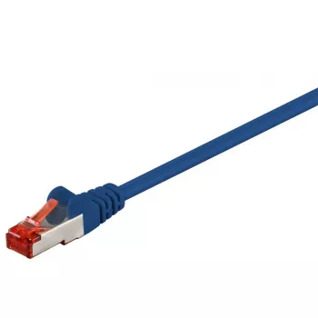 komutācijas kabelis Goobay CAT 6 S/FTP PiMF zils 0,15 m