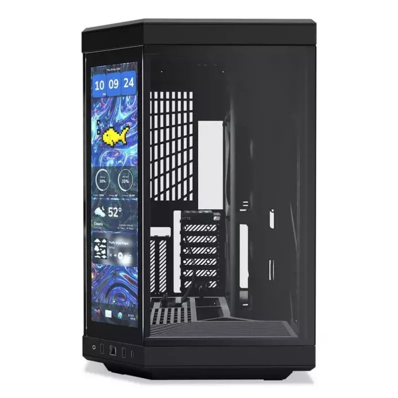 PC korpuss HYTE Y70 touch infinite Midi Tower Melns