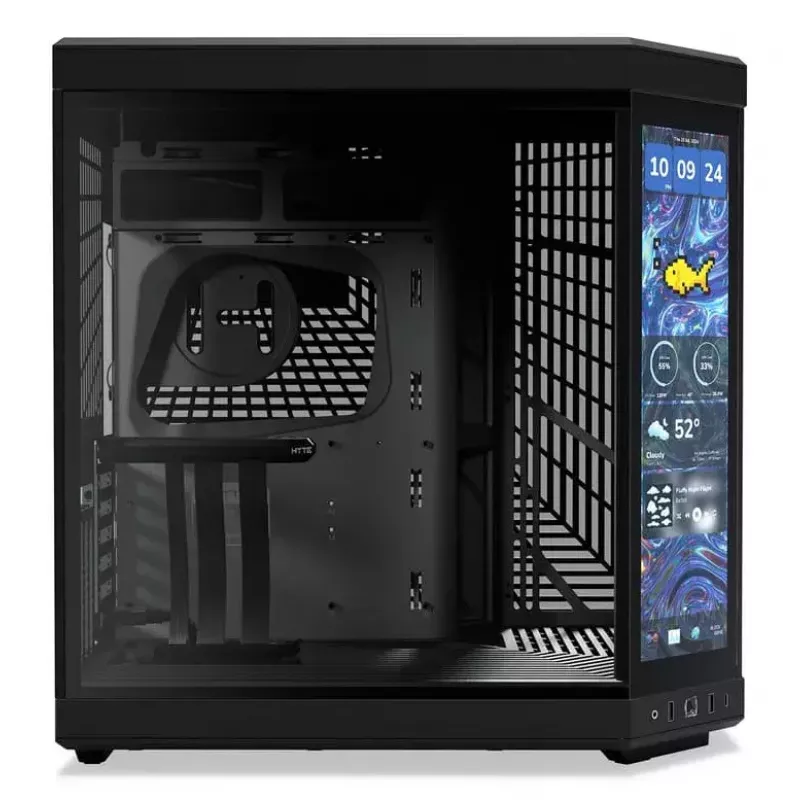 PC korpuss HYTE Y70 touch infinite Midi Tower Melns