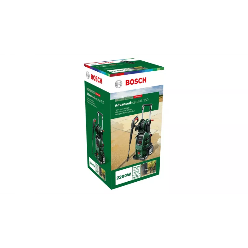Bosch AdvancedAquatak 150 augstspiediena mazgātājs stāvā elektrisks 510 l/h 2200 W melns, zaļš