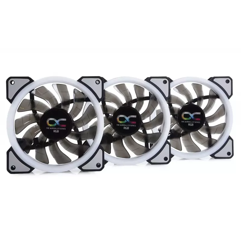 Ventilators Alphacool Eiszyklon Aurora LUX Digital RGB 12 cm caurspīdīgs