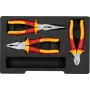 Knaibļu komplekts Bosch VDE Professional 3 daļas, izolēts sarkans/dzeltens, modelis 1600A02NG0