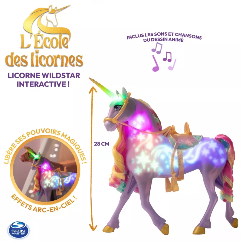 Spin Master Unicorn Academy - Gaismas burvība Wildstar, rotaļfigūra