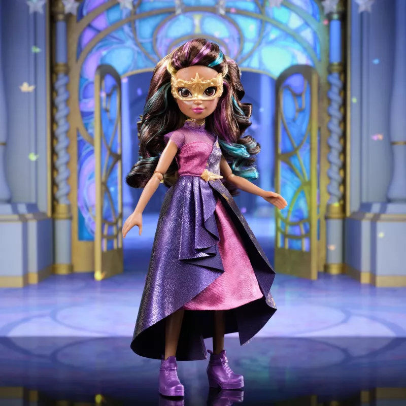 Modes lelle Spinmaster Unicorn Academy Sophia Masquerade 241mm Daudzkrāsaina