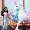 Unicorn Academy, Layla & Glacier ar 2 aksesuāriem un matu rīku, lelles un vienradžu rotaļlietas meitenēm no 4 gadu vecuma