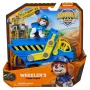 Rubble & Crew , Wheeler’s Dump Truck rotaļlieta ar kustīgām daļām un kolekcionējamo darbības figūru, bērnu rotaļlietas vecumam no 3 gadiem