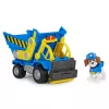 Rubble & Crew , Wheeler’s Dump Truck rotaļlieta ar kustīgām daļām un kolekcionējamo darbības figūru, bērnu rotaļlietas vecumam no 3 gadiem